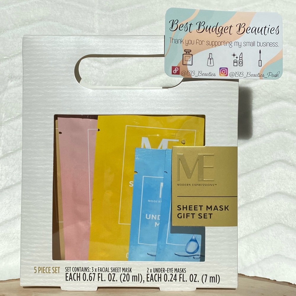 ✌🏼3/$30✌🏼Modern Expressions Facial Sheet Mask Gift Set